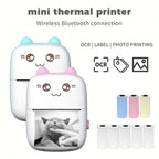C9 MINI Portable Thermal Printer Wireless Label Memo Machine 200dpi Bluetooth Inkless Pocket Printer Phone Notes Printing Paper