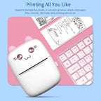 C9 MINI Portable Thermal Printer Wireless Label Memo Machine 200dpi Bluetooth Inkless Pocket Printer Phone Notes Printing Paper